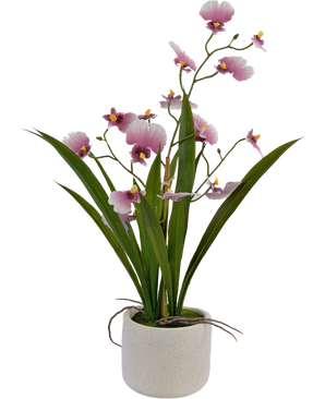 Oncidium artificial Real Touch 48 cm rosa