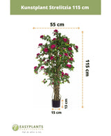 Bougainvillea Kunstpflanze Liana Fuchsia 115 cm