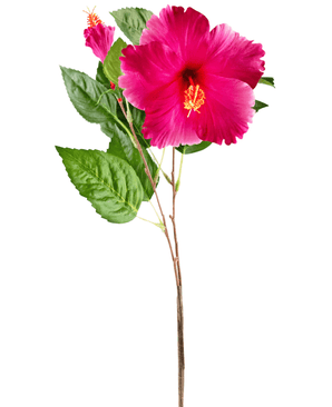 Künstliche Blume Hibiskus 73 cm rosa