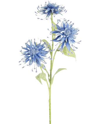 Künstliche Blume Scabiosa Japonica 70 cm blau