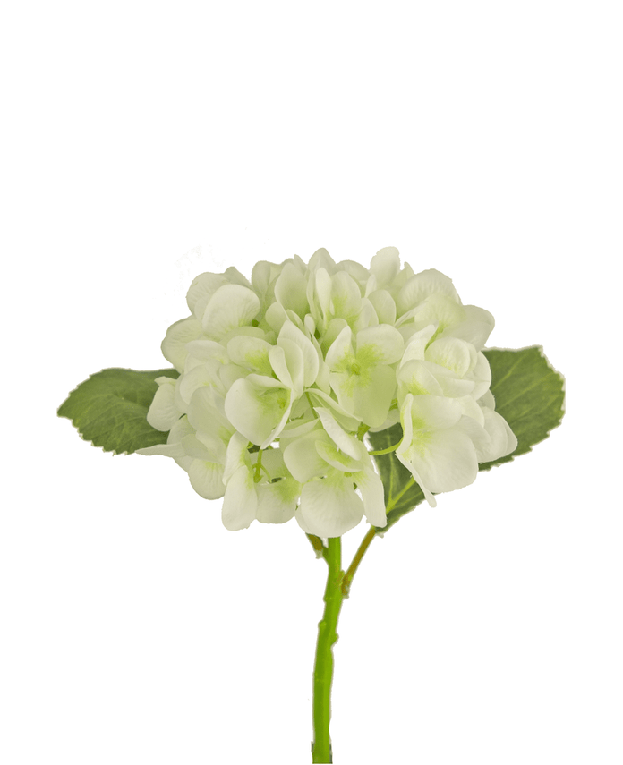 Künstliche Hortensie 33 cm weiß