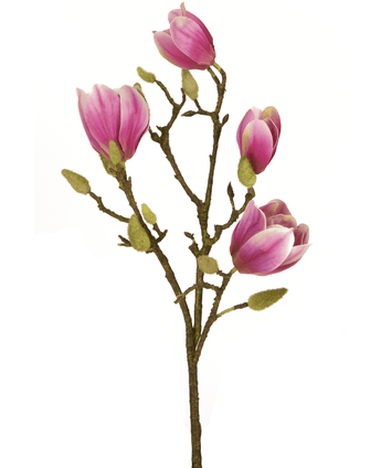 Künstliche Magnolie 50 cm rosa