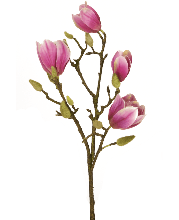 Künstliche Magnolie 50 cm rosa