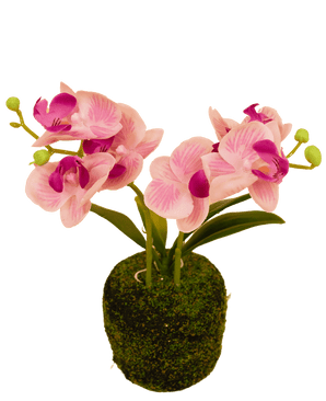 Künstliche Orchidee 32 cm weiß