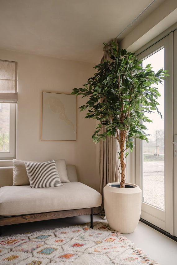 Künstliche Pflanze Ficus Grün 210 cm