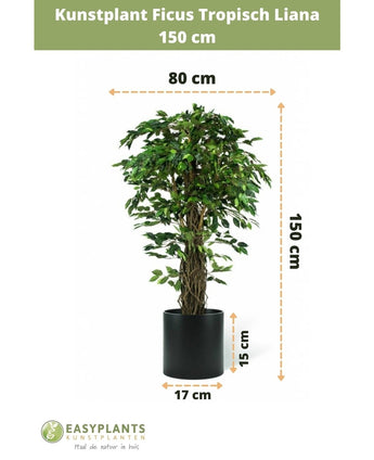 Künstliche Pflanze Ficus Tropical Liana 150 cm