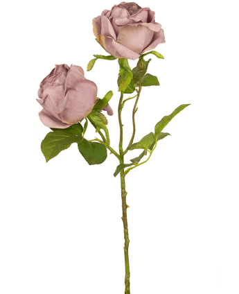 Künstliche Rose Deluxe 55 cm lila