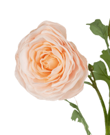 Künstliche Rose "Emine" Real Touch Pfirsich 62cm