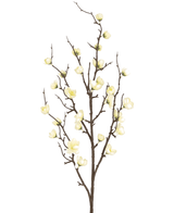 Künstliche japanische Kirschblüte 94 cm weiß