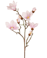 Künstlicher Magnolienzweig Real Touch Pink 98cm