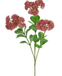 Künstlicher Zweig Sedum 56 cm rosa