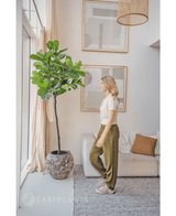 Kunstpflanze Ficus Tobacco Plant Deluxe 215 cm