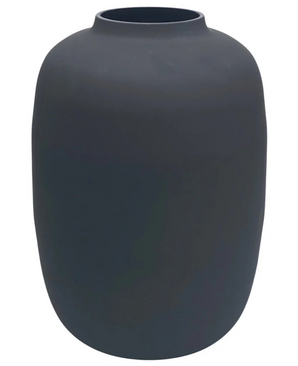 Vase Artic Schwarz Ø21 x H29 cm