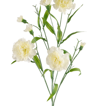 Künstliche Blume Nelkenbüschel 70 cm weiß