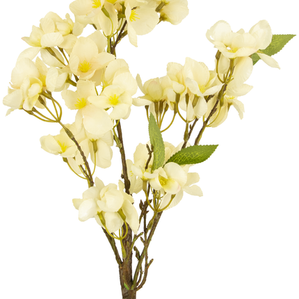 Künstliche Blüte 60 cm weiß/cremig