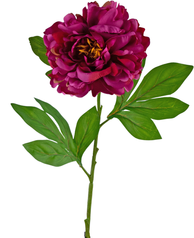 Künstliche Blume Pfingstrose 77 cm lila