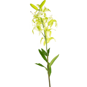 Künstliche Blume Martagon Lilie 78 cm weiß