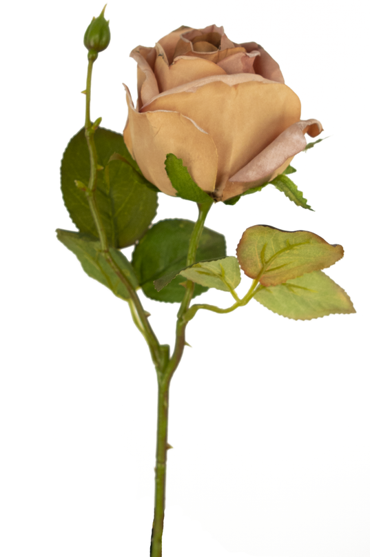 Künstliche Rose Deluxe 45 cm beige