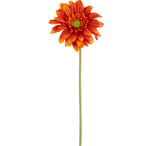 Künstliche Blume Gerbera mini 47 cm soft orange