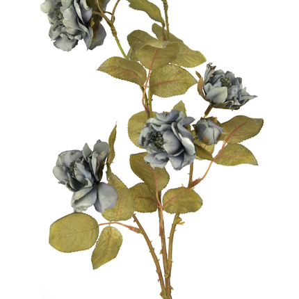 Künstliche Rose Nero 68 cm blau