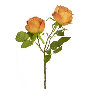 Künstliche Rose Deluxe 55 cm Pfirsich