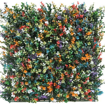 Kunstpflanzen Wand Buxus mehrfarbig 50x50 cm UV