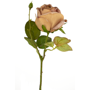 Künstliche Rose Deluxe 45 cm beige