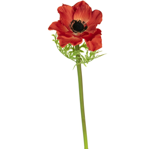 Künstliche Blume Anemone Deluxe 43 cm rot