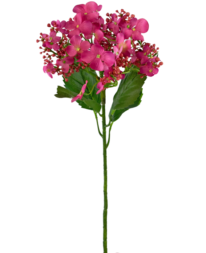 Künstliche Blume Schmetterlingshortensie 70 cm rosa