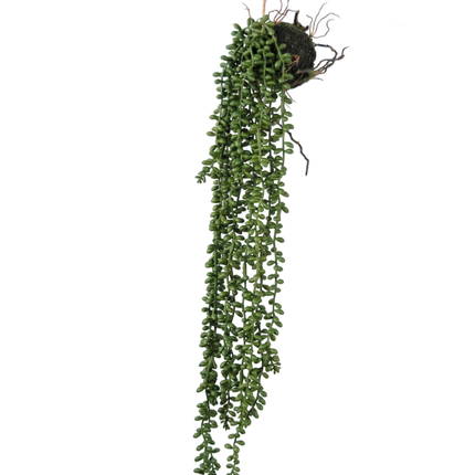 Künstliche Hängepflanze Senecio Kugel 58 cm