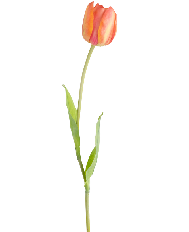 Künstliche Blume Französische Tulpe 60 cm orange