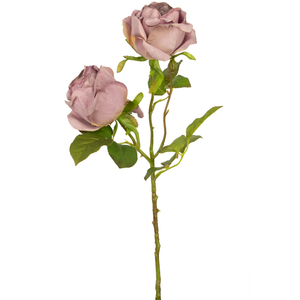 Künstliche Rose Deluxe 55 cm lila