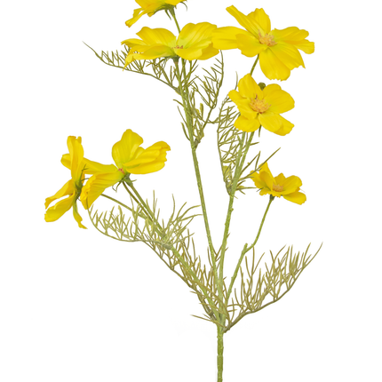 Künstliche Blume Cosmos 74 cm gelb