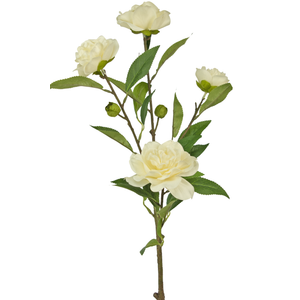 Künstliche Blume Cammellia 80 cm weiß
