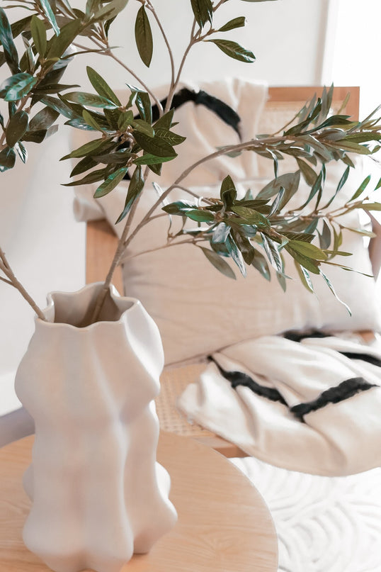 Künstliches Olivenblatt 90 cm feuerhemmend