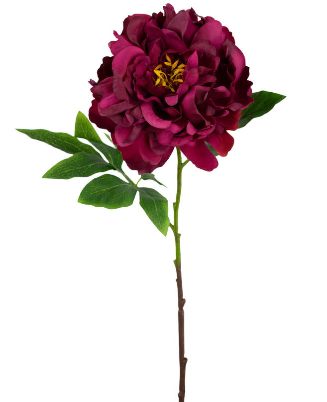 Künstliche Blume Pfingstrose 61 cm lila