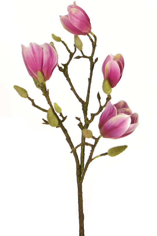 Künstliche Magnolie 50 cm rosa