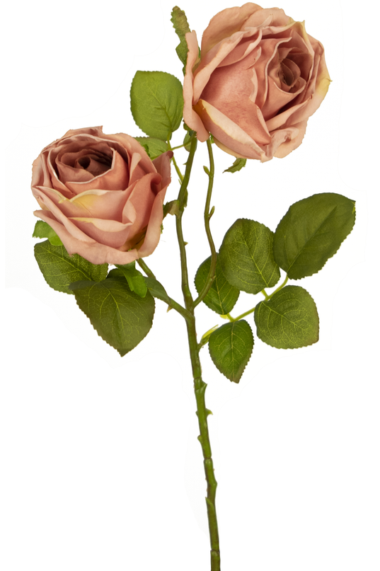Künstliche Rose Deluxe 55 cm rosa