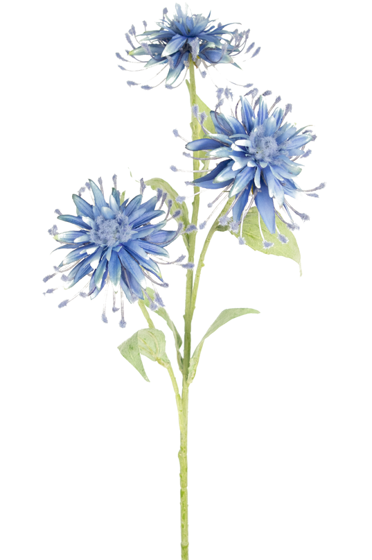 Künstliche Blume Scabiosa Japonica 70 cm blau
