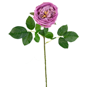 Künstliche Gartenrose "Anniken" Real Touch lila 72cm