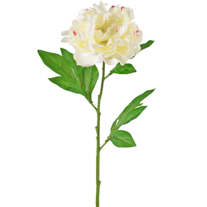 Künstliche Blume Pfingstrose 77 cm weiß