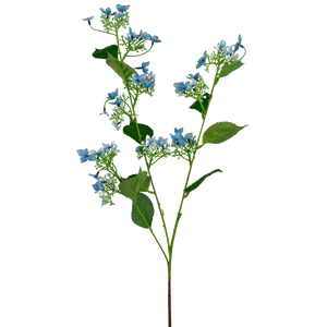 Künstliche Blume Wild Hydrangea 93 cm blau