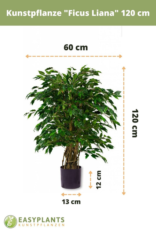 Künstliche Pflanze Ficus Liana 120 cm