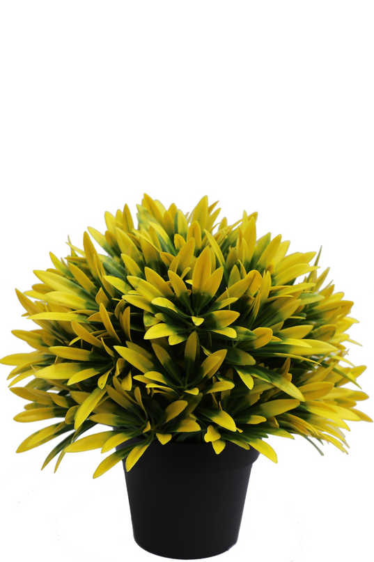 Künstliche Pflanze Gelbe Sonne im Topf 22 cm UV