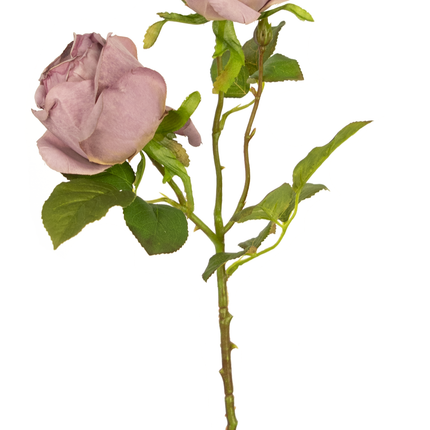 Künstliche Rose Deluxe 55 cm lila