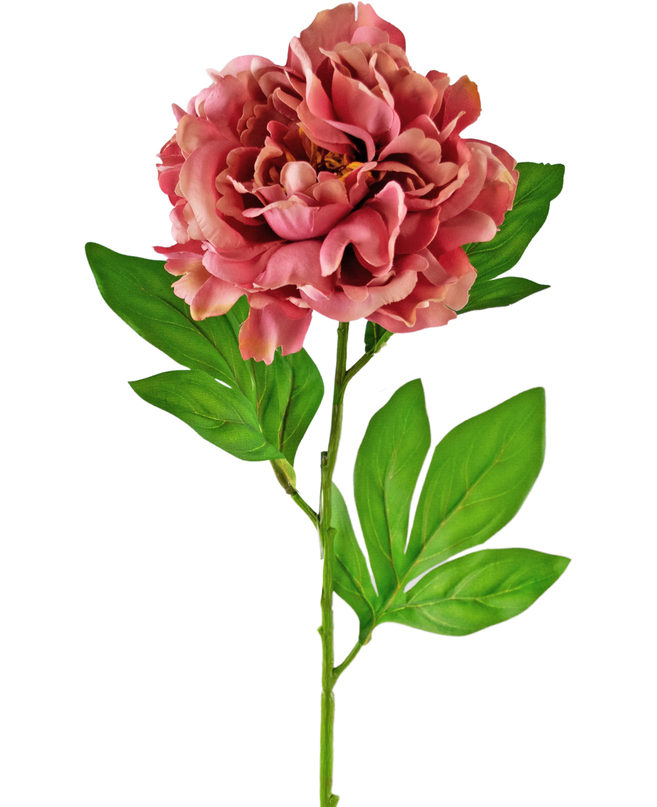 Künstliche Blume Pfingstrose 77 cm rosa